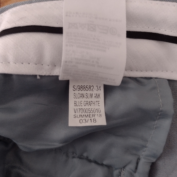 Banana Republic Light Blue Sloan Fit Slim Ankle Pants in Blue Graphite Size 2 - Picture 5 of 7